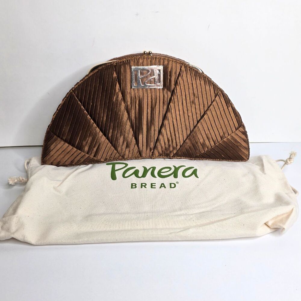Panera Bread - The Croissant Clutch Purse Limited Edition Bag - NEW IN HAND - Picture 2 of 8